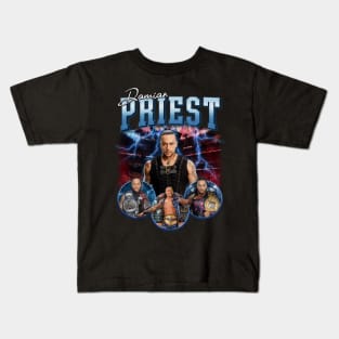 Damian Priest Bootleg Vintage Kids T-Shirt